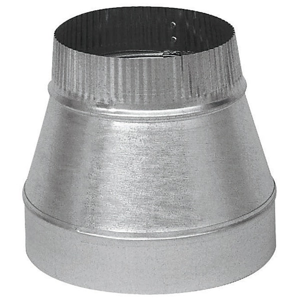 Imperial 9 in. D X 8 in. D Galvanized Steel Furnace Pipe Reducer
